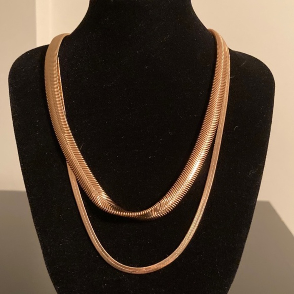 Express Gold Double-Layer Necklace